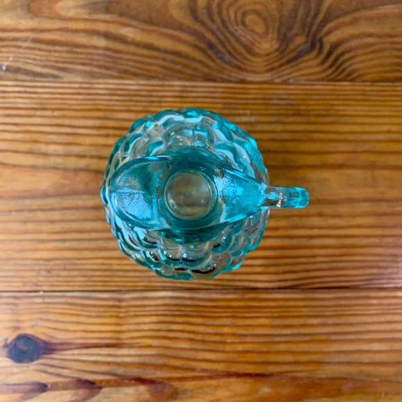 Vintage Vetreria Etrusca Seafoam Blue Hobnail Cruet | Made in Italy - Picture 8 of 16